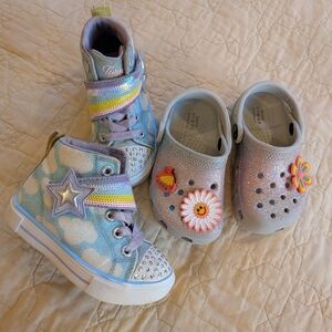 Toddler Play Shoe Glitter Rainbow Bundle